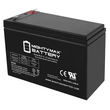 12V 8Ah SLA Battery Replaces Belkin Residential Gateway BU3DC001 -  MIGHTY MAX BATTERY, MAX3968399